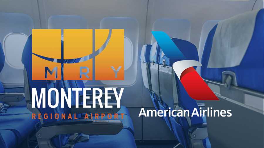 monterey airport and american airlines logos