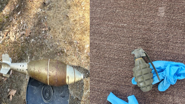 Maine State Police bomb squad removes mortar, grenade in separate incidents