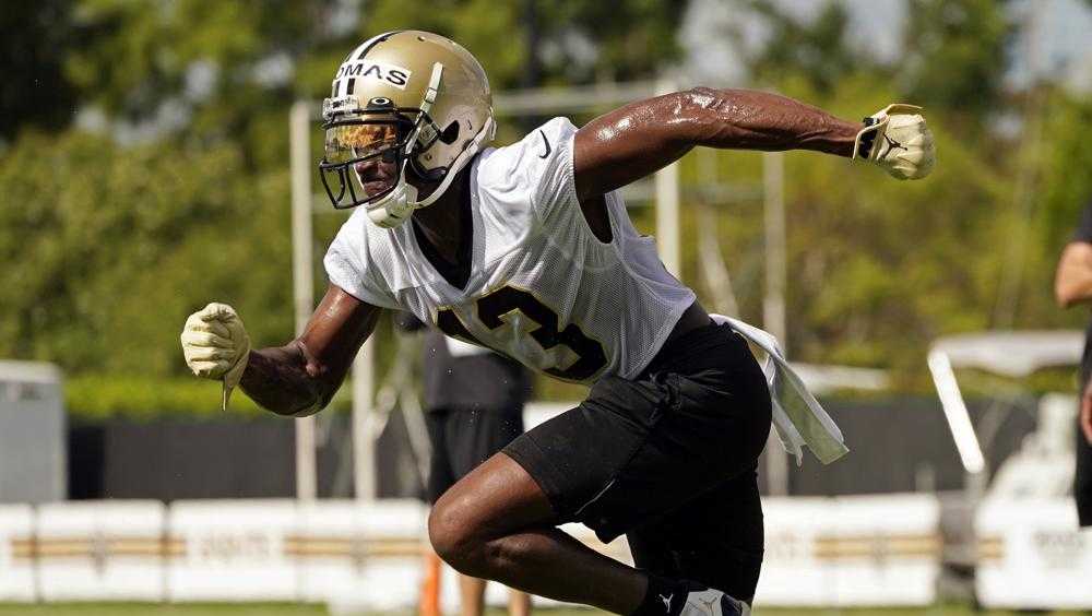 Video: Saints WR Michael Thomas is back at practice