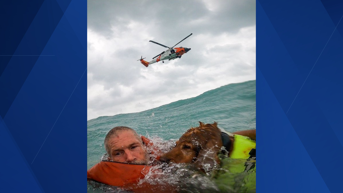 Man and dog rescued from sailboat off the coast of Sanibel