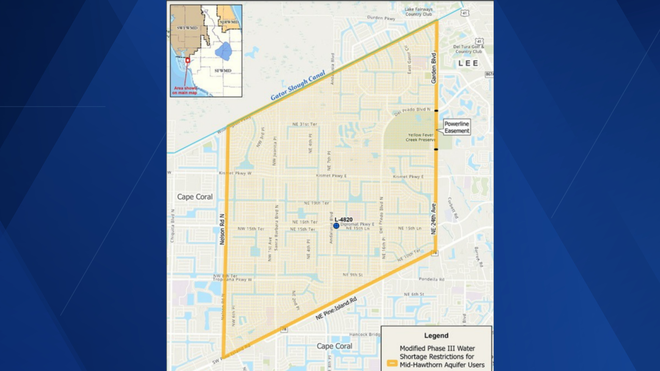SFWMD Issues Mandatory Irrigation Restrictions for Portion of Cape Coral