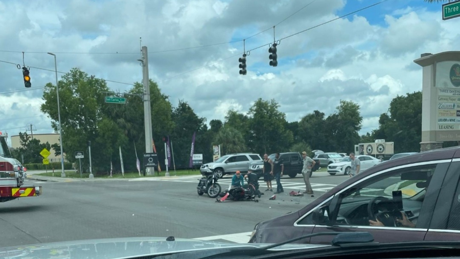 Florida troopers on the scene of a crash in San Carlos Park