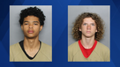 Elijah Winesett, 16, and Chase Morgret, 16, mugs