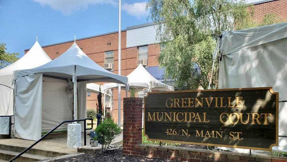 Greenville Municipal Court to hear cases on front lawn