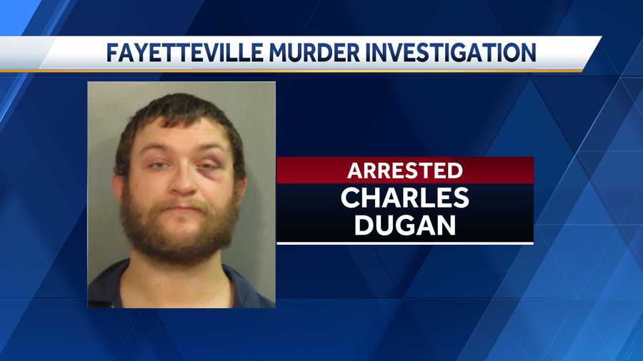 charles dugan, 26, was arrested by fayetteville police on december 17.