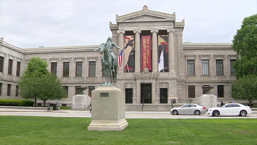 The Museum of Fine Arts in Boston, Massachusetts