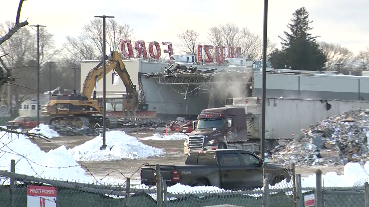 Needham auto dealerships demolished after 90 years in business