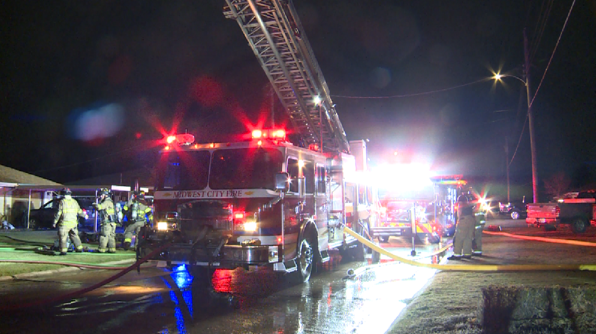 Midwest City resident treated for smoke inhalation after house fire