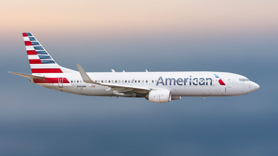 american airlines plane png