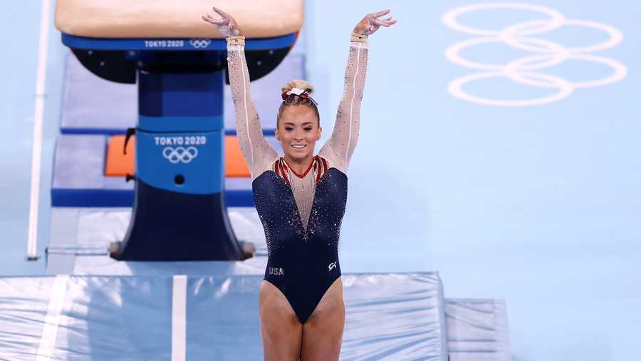 Mykayla Skinner of Team United States competes in the Women's Vault Final on day nine of the Tokyo 2020 Olympic Games at Ariake Gymnastics Centre on August 01, 2021 in Tokyo, Japan. (Photo by Maja Hitij/Getty Images)