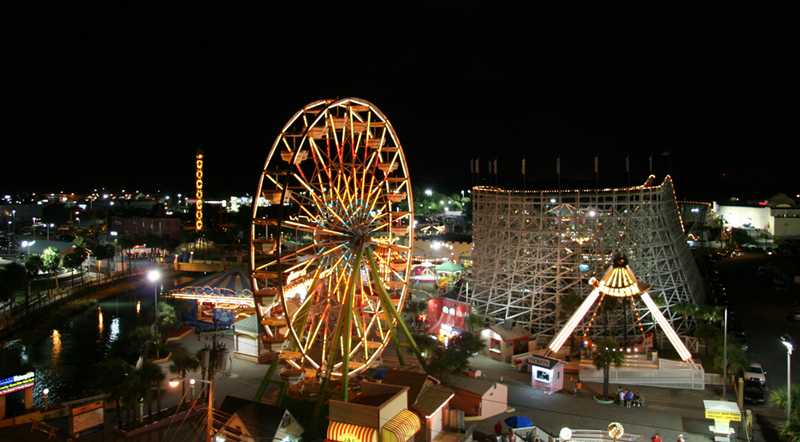 Whee Myrtle Beach s Swamp Fox roller coaster now a landmark