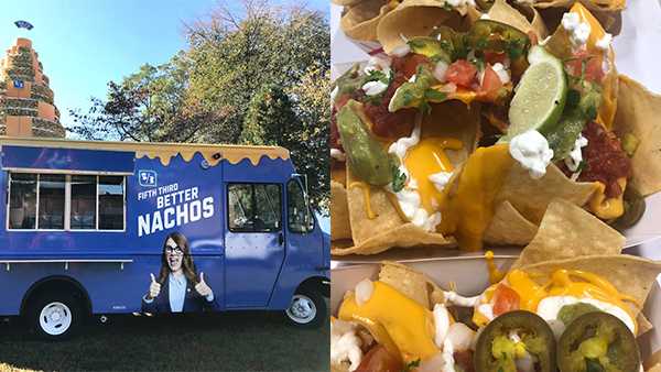 Fifth Third offering free nachos at Fountain Square Wednesday