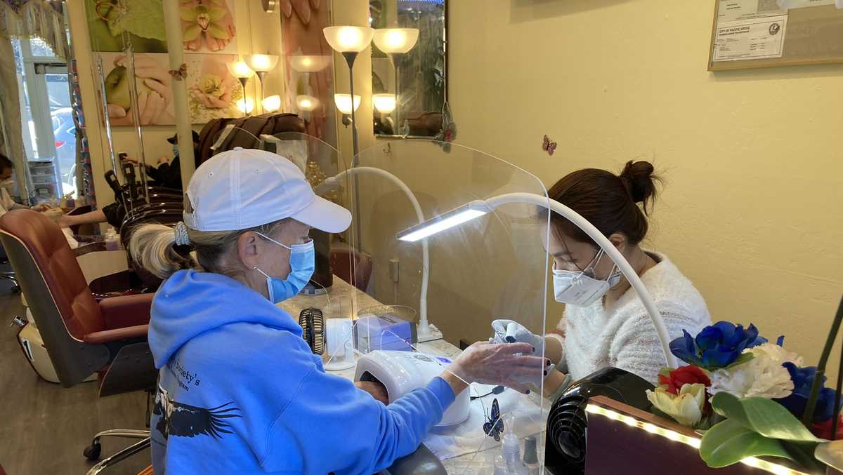 Some nail salons are playing catch up ahead of a possible shutdown
