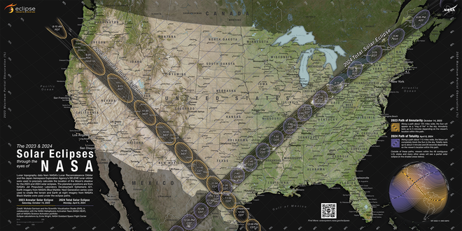 Savannah: Solar eclipses visible in 2023 and 2024