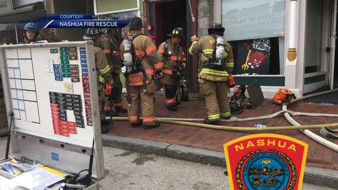 Seven people displaced by Nashua apartment building fire