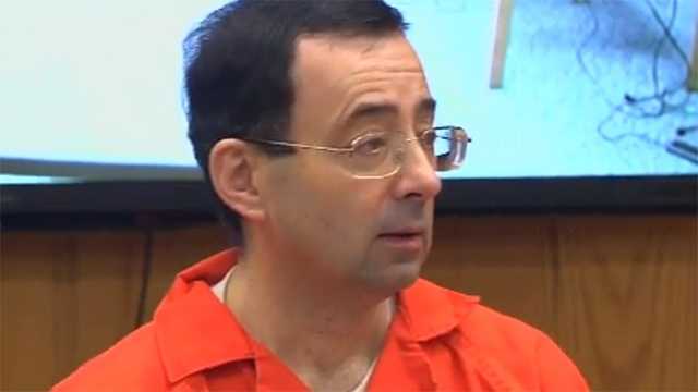 Larry Nassar appears at his third and final sentencing.