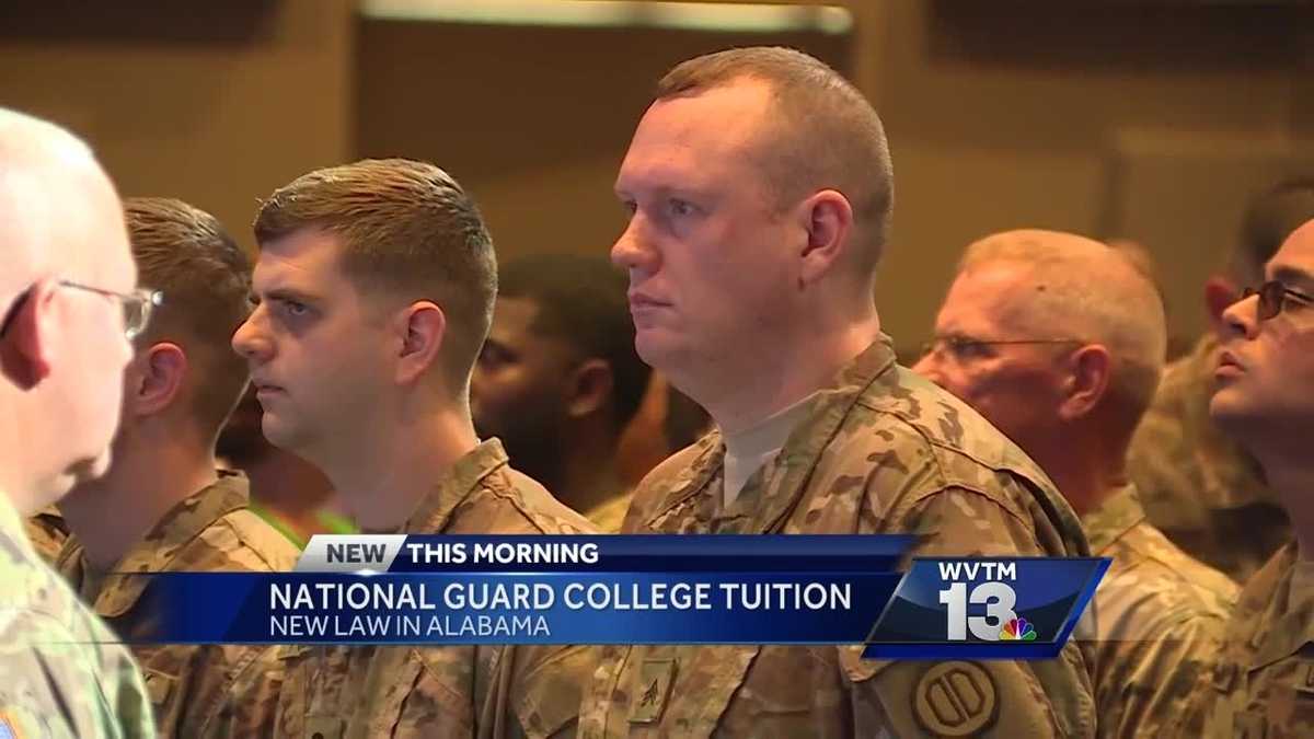 New law pays full tuition for Alabama National Guard members
