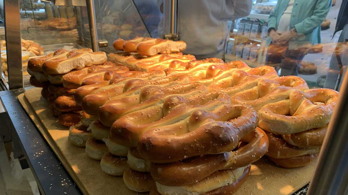 Philly Pretzel Factory Gives Away Pretzels On National Pretzel Day 