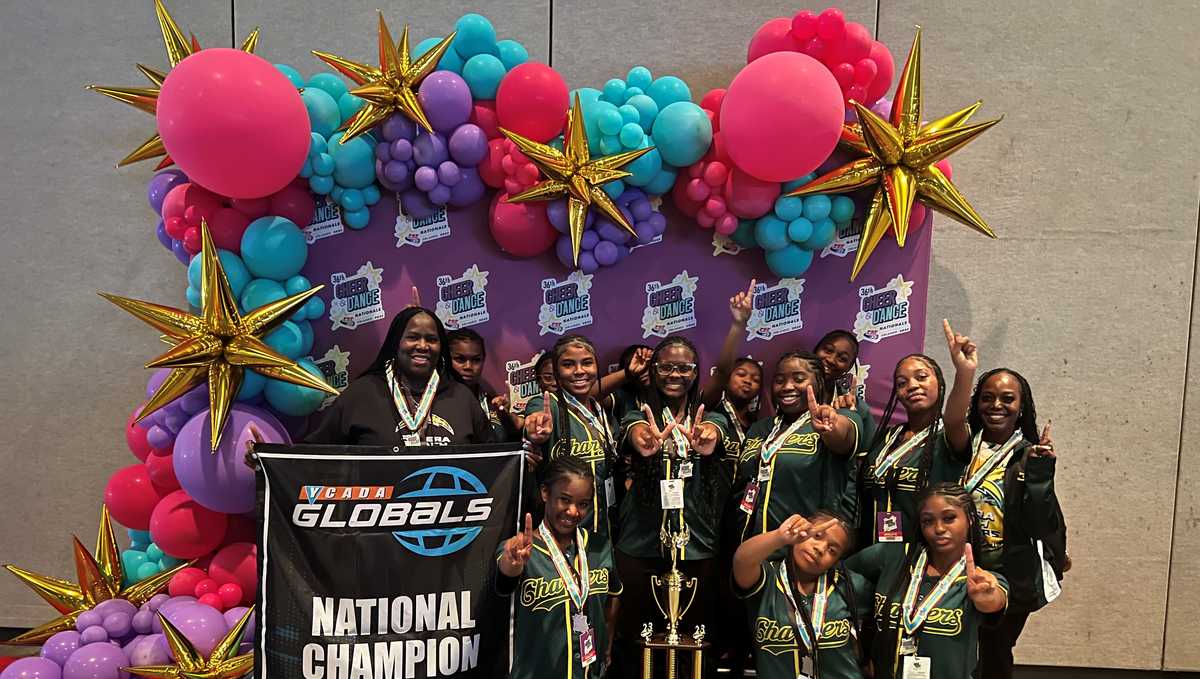 South Florida cheerleaders at Pop Warner Cheer & Dance nationals