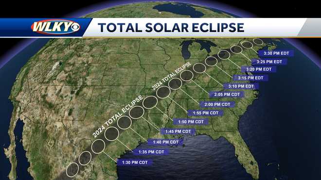 Since Louisville isn't in the solar eclipse path of totality, what will ...