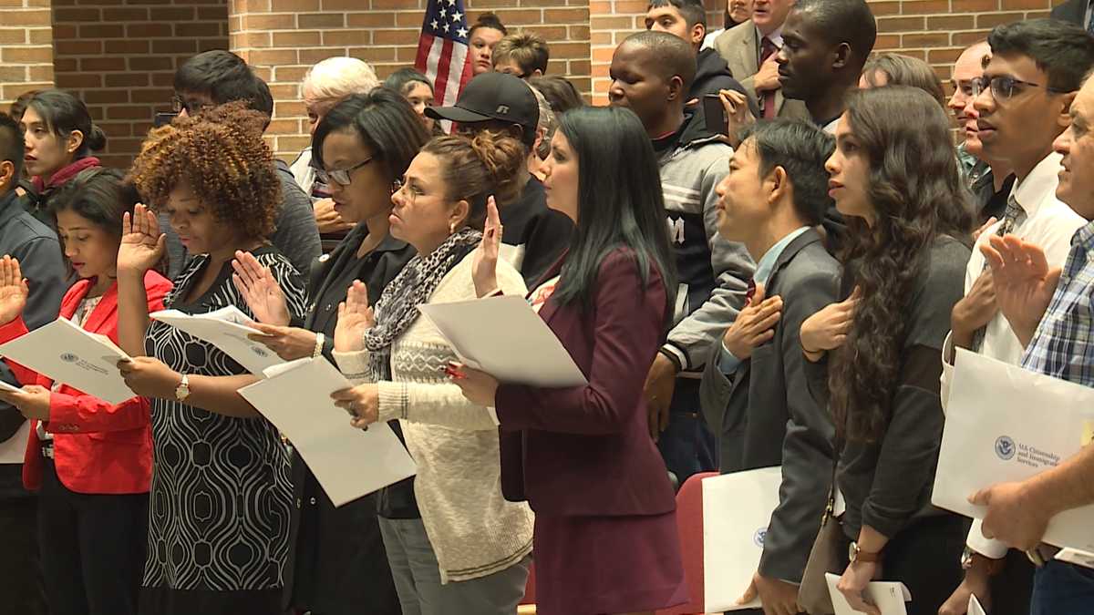 Dozens U.S. citizens at Northwest High naturalization ceremony