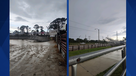 Damage at the Lee County Posse Arena