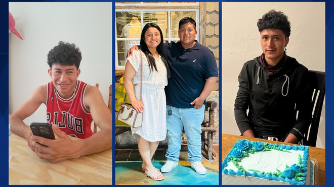 From left to right, Luis Garcia, 19, Karla Tol Martín, 21, Edwin Garcia, 18, and Yony Garcia, 19.