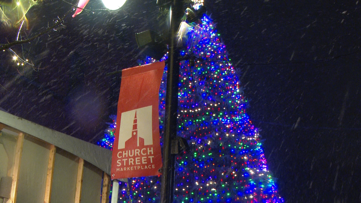 Crowds come back no matter the weather for the return of the Church Street Tree Lighting