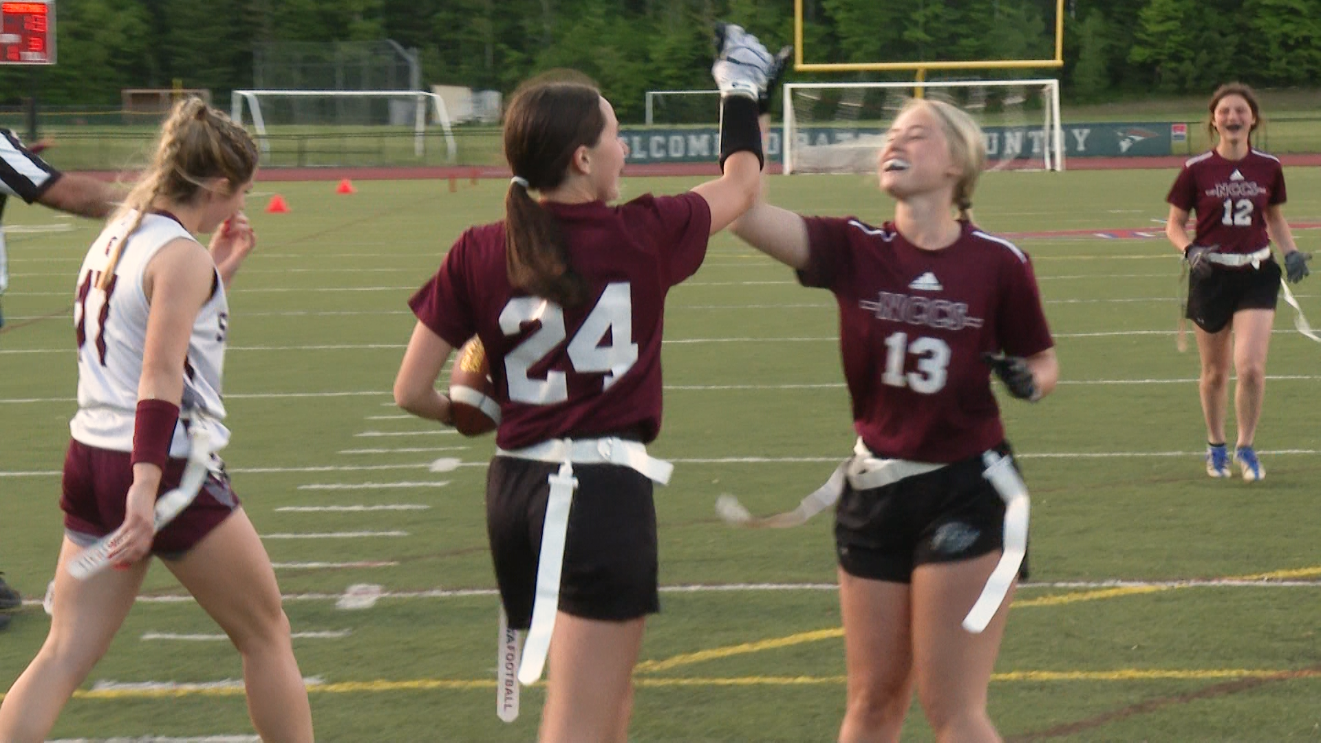 Northeastern Clinton Central High School Girls Flag Football Opens New ...