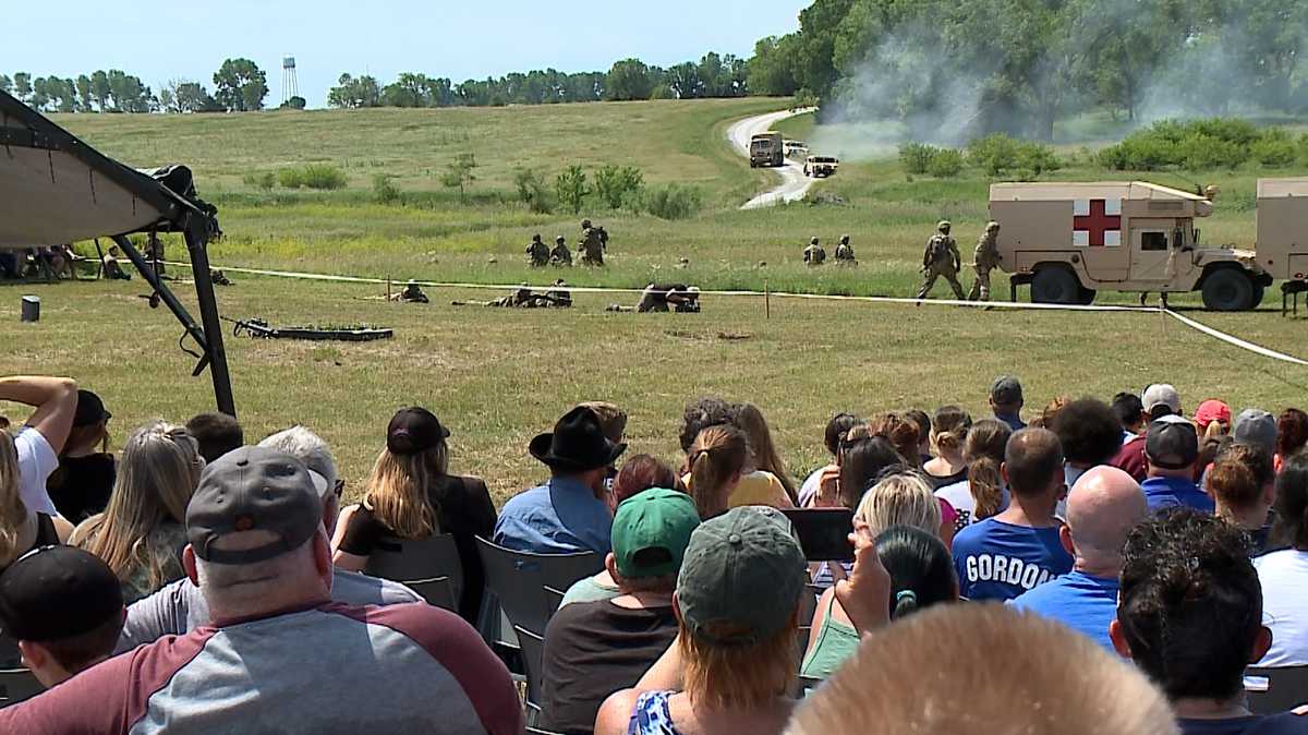 Nebraska Army National Guard Holds Special Training Session For Families And Other Guests