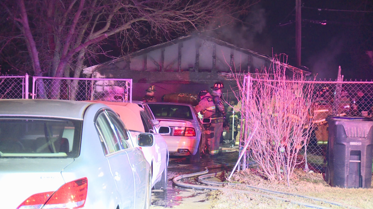 Oklahoma City crews take man to hospital following garage fire