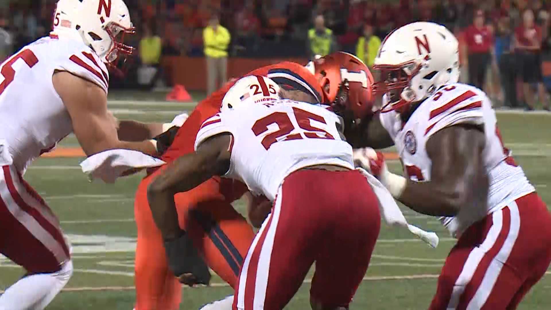 Nebraska Defensive Line Flips Switch In Win Over Illinois