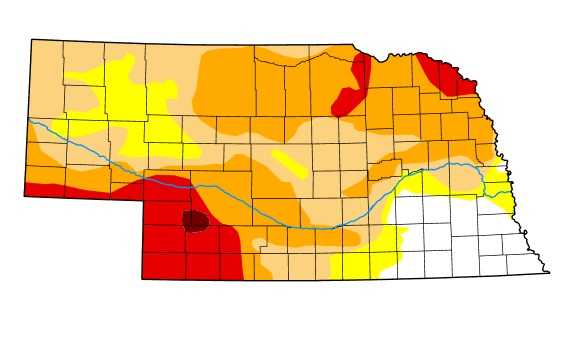 Platte River flows back near Columbus