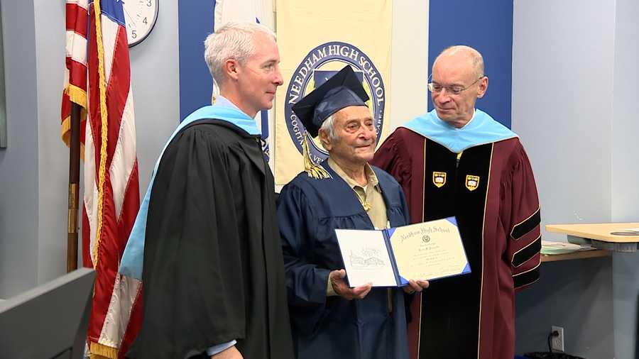 louis picariello gets his diploma