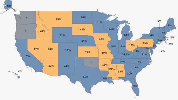 Ohio's travel advisory list now includes 14 states, including Ohio