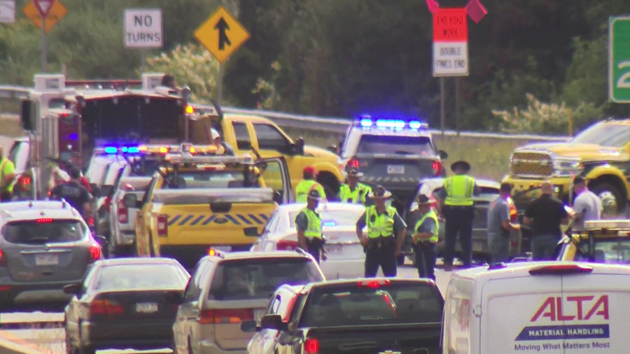 2 killed, 3 injured in rollover crash on I-195 in New Bedford - WCVB