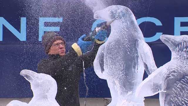 Inside Boston's ice sculptures being created for First Night - Vimarsana News