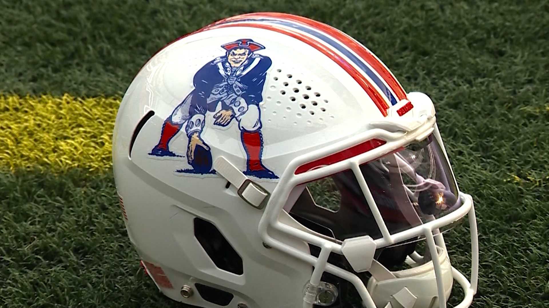 Patriots can wear red throwback jerseys, Pat Patriot helmets