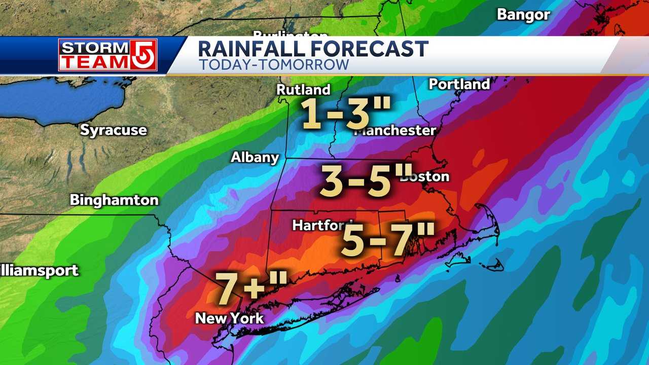 Parts Of Southern New England Flooded As Ida's Remnants Move Through