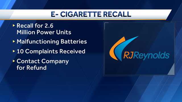 Winston-Salem Based Tobacco Company Issues Recall of E-Cigarettes