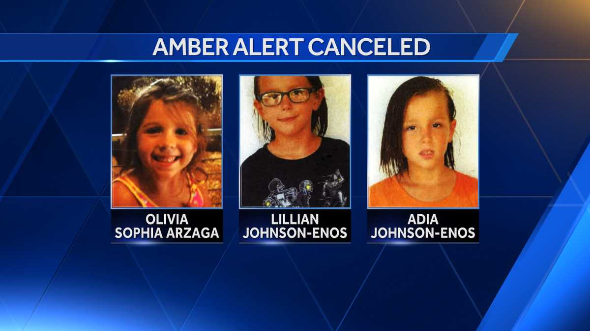 Amber alert canceled, three missing children located