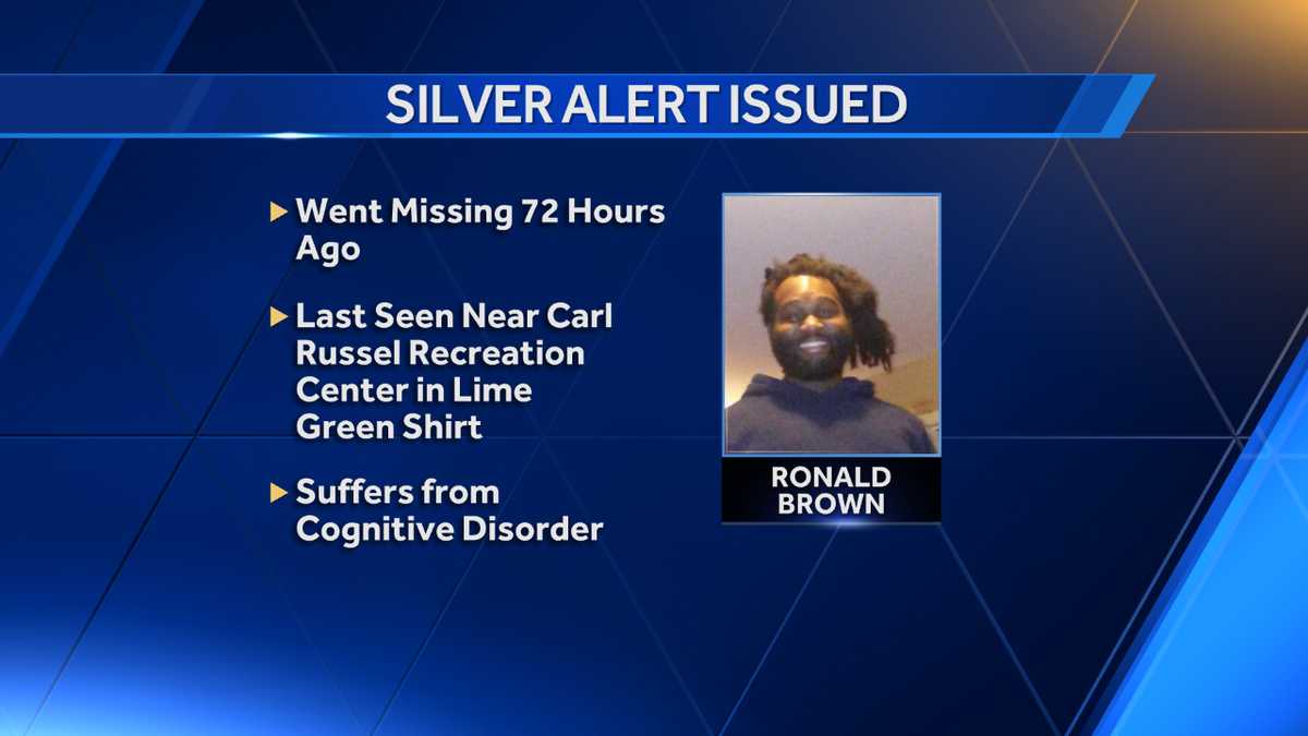 Silver Alert Issued For Winston Salem Man Last Seen Near Carl Russel Recreation Center