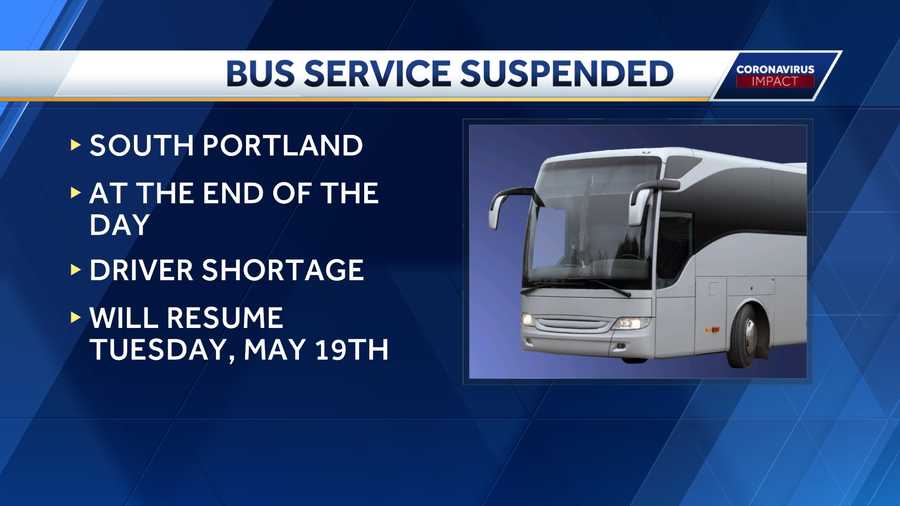 South Portland suspends bus operations