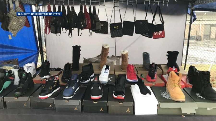 5 charged with selling knock-off Air Jordans, UGGs, Rolex and Gucci products at Greensboro Flea Market