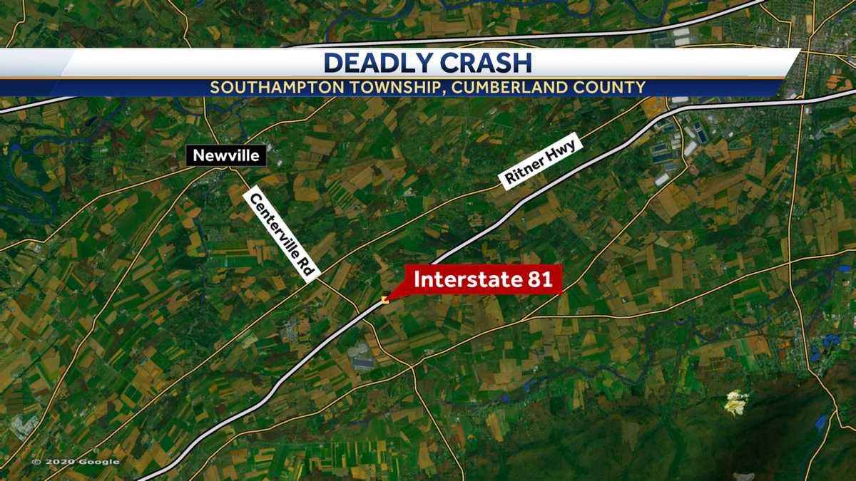 One person is dead after a crash on Interstate 81 in Southampton Township