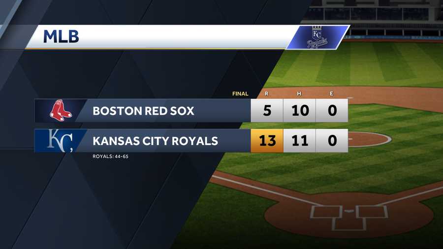 royals win series 13 to 5