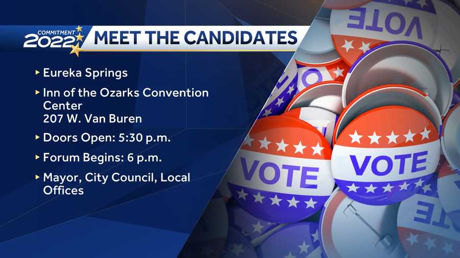 meet the candidate event in eureka springs
