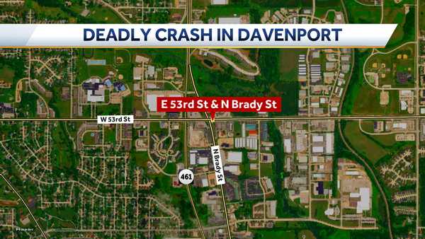 davenport crash map