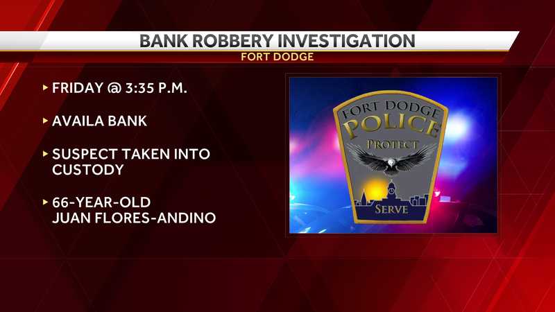 Fort Dodge police arrest robbery suspect 