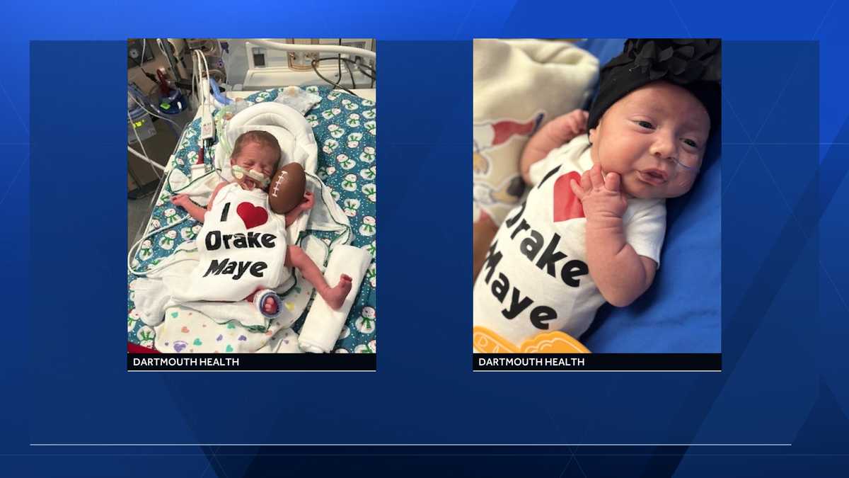 Tiny Patriots fans don gear ahead of Super Bowl